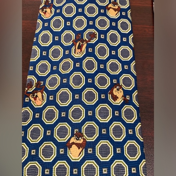 Men’s Tasmanian Devil Ties, Warner Brothers. Looney Tunes Lot Of 2 - Picture 3 of 4